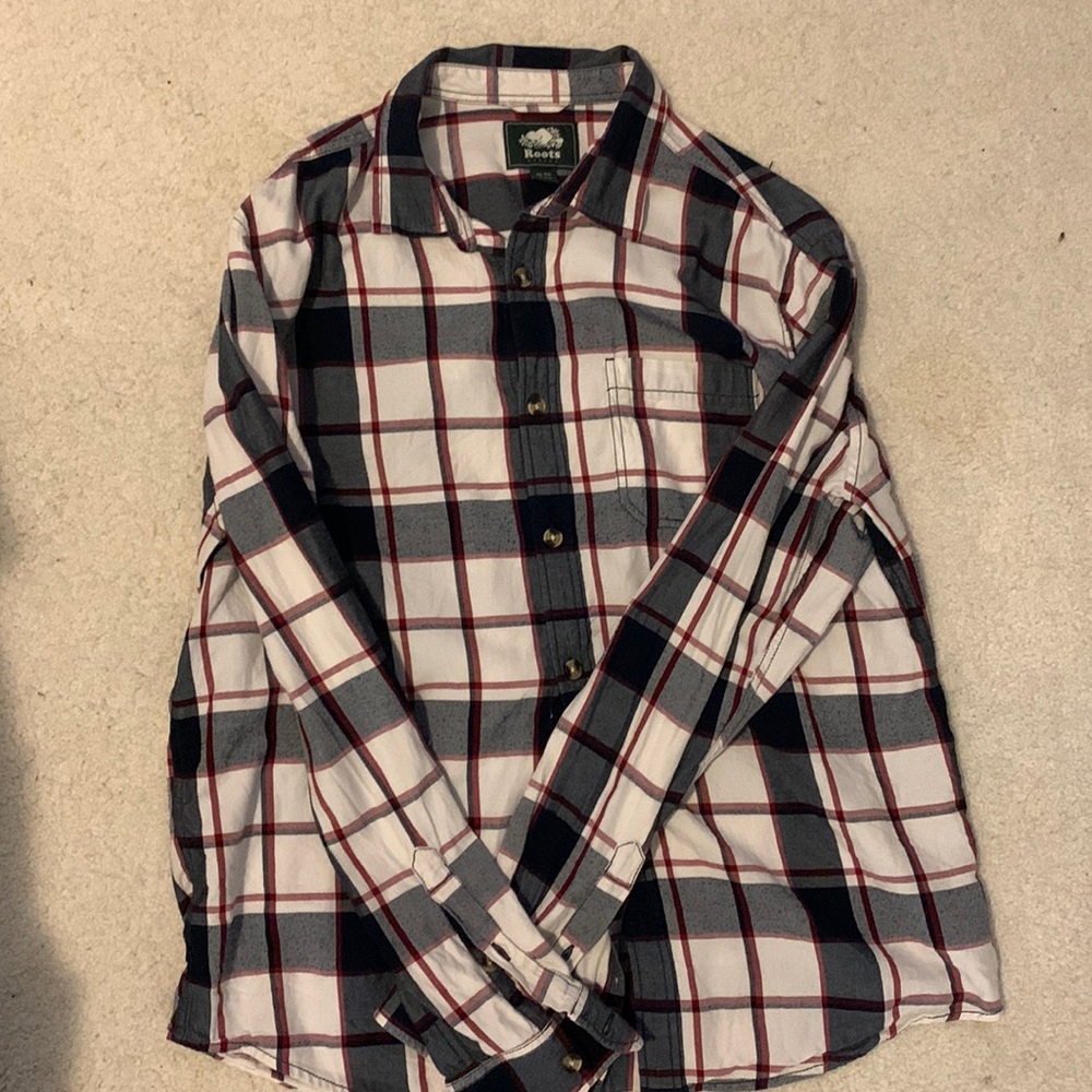 ROOTS BUTTON UP SHIRT